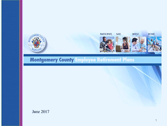 The Montgomery County Employee Retirement Plans Team - ppt download